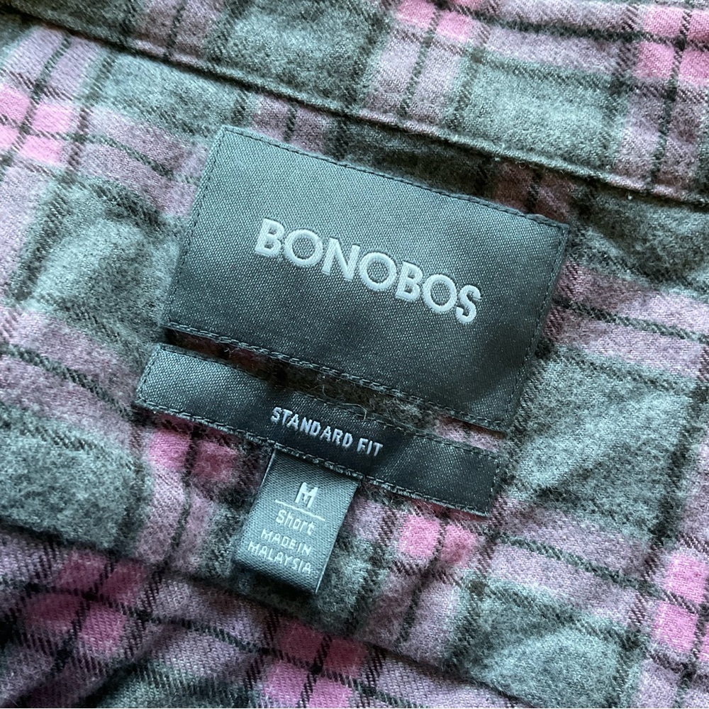 Bonobos Standard‎ Fit Plaid Flannel Shirt - Picture 2 of 4